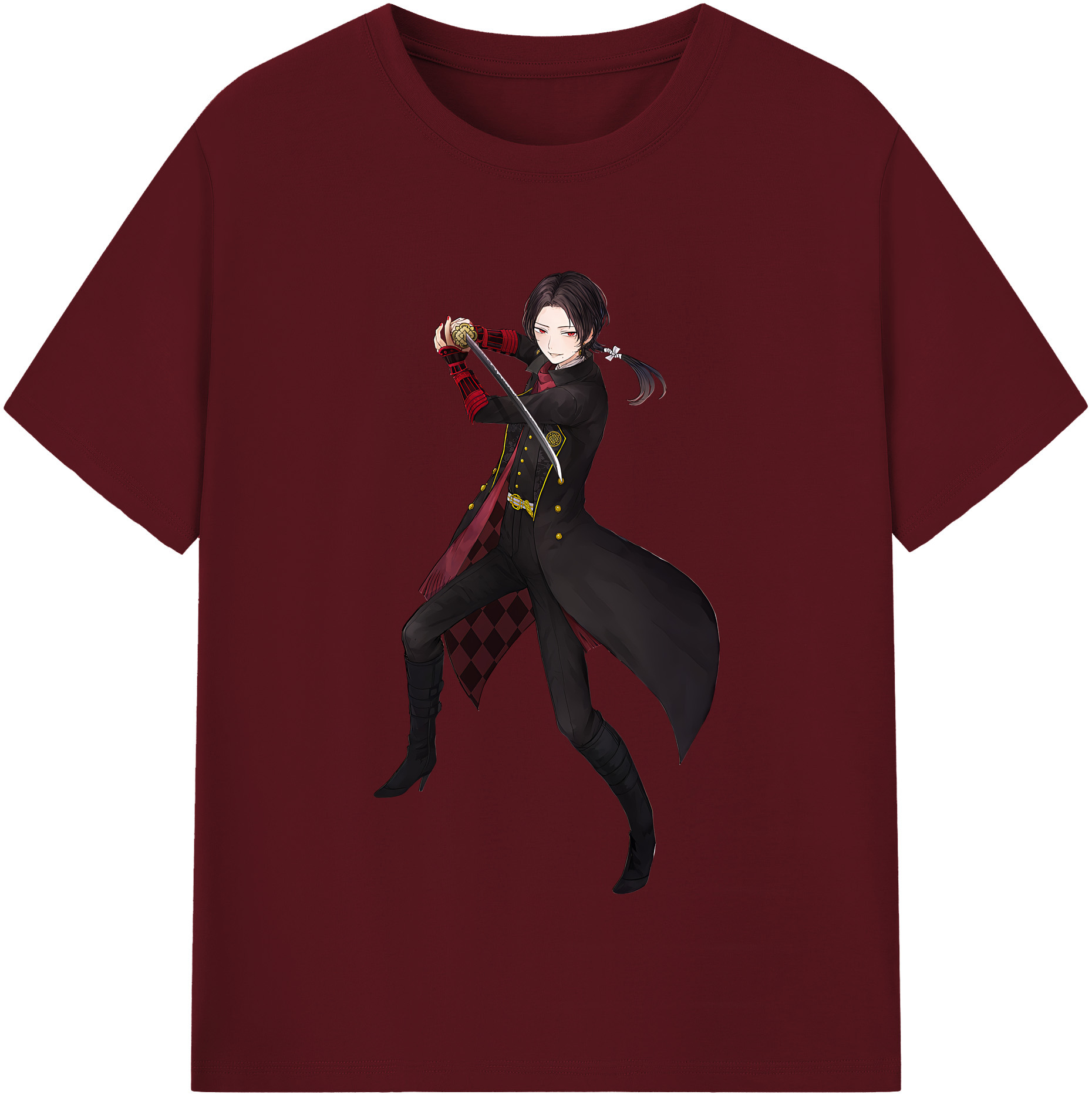 （画像用） 刀剣乱舞 Touken Ranbu 綿100％半袖Tシャツ（フロントプリント）